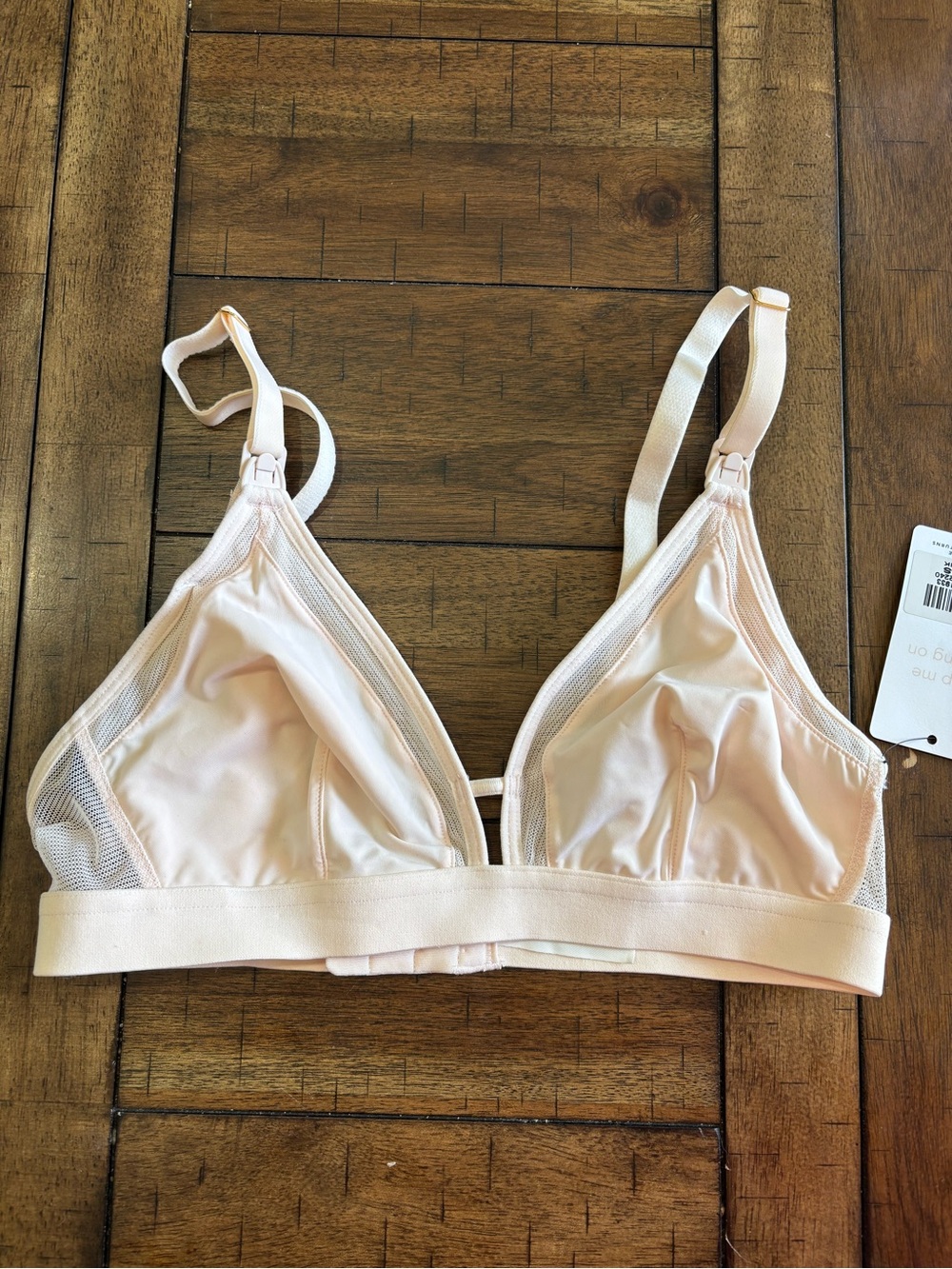 Lively Soft Triangle nursing Bralette in Blush Pink